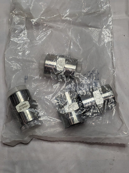BRENNAN Industrial Pipe Coupling: 1/2 x 1/2 Female, FNPT x FNPT Qty 4 BD-16042