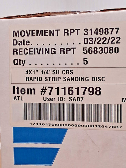 Norton Silicone Carbide Deburring Wheels QTY5 4" Dia 1" Width 1/4&quot