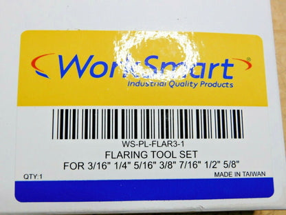 2 WorkSmart 7 Piece Flaring Tool Sets for 3/16" to 5/8" WS-PL-FLAR3-1