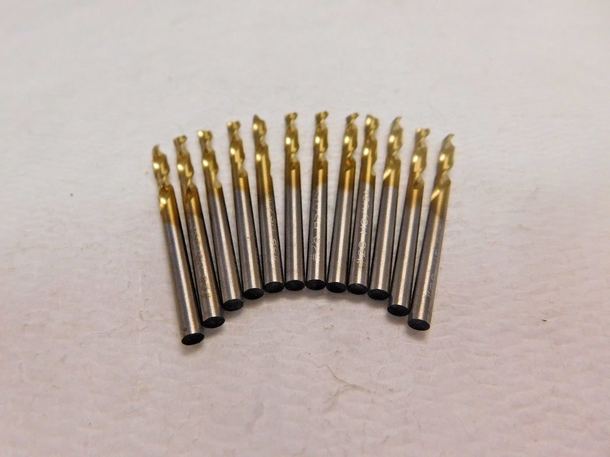 Spiral Screw Machine Length Drill Bit 0.1405" 135º RH HSS Lot of 12 8012028