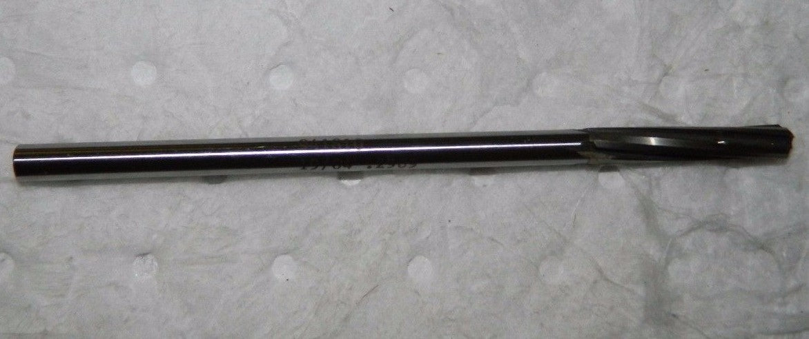 Super Tool Coolant Chucking Reamer 19/64" 4  HSS 941810