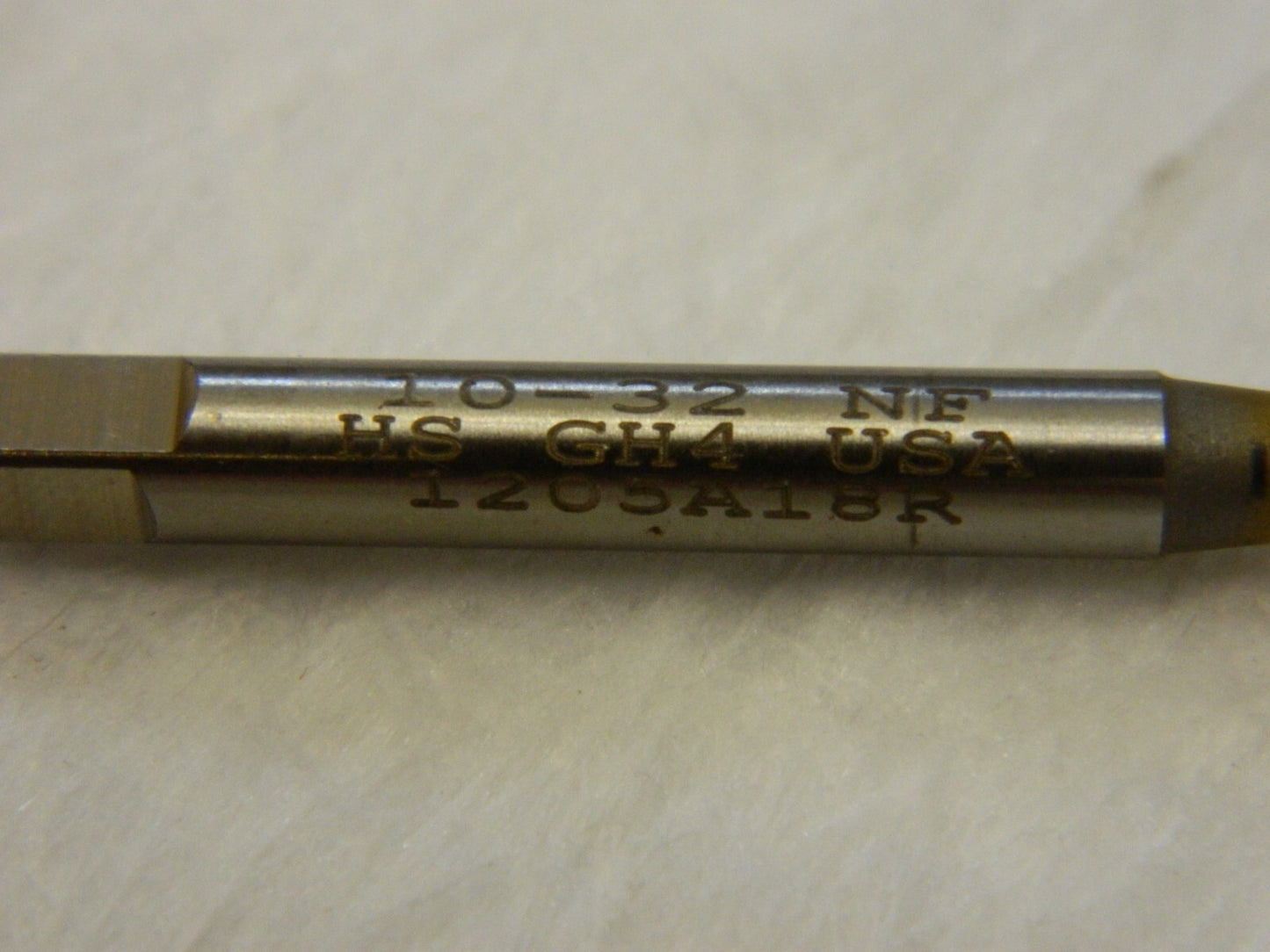 HERTEL Thread Forming Tap: #10-32 UNF Bottoming HSS TiN Finish K010355AS25