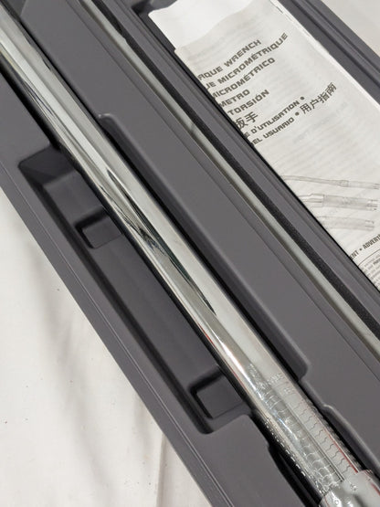 Proto Micrometer Torque Wrench 1/2" Drive 50.0 ft-lb Min, 250.0 ft-lb Max J6013C