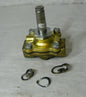 Parker 1/2" Port Brass Two-Way Piloted Diaphragm Solenoid Valve 08F22C2140A USED