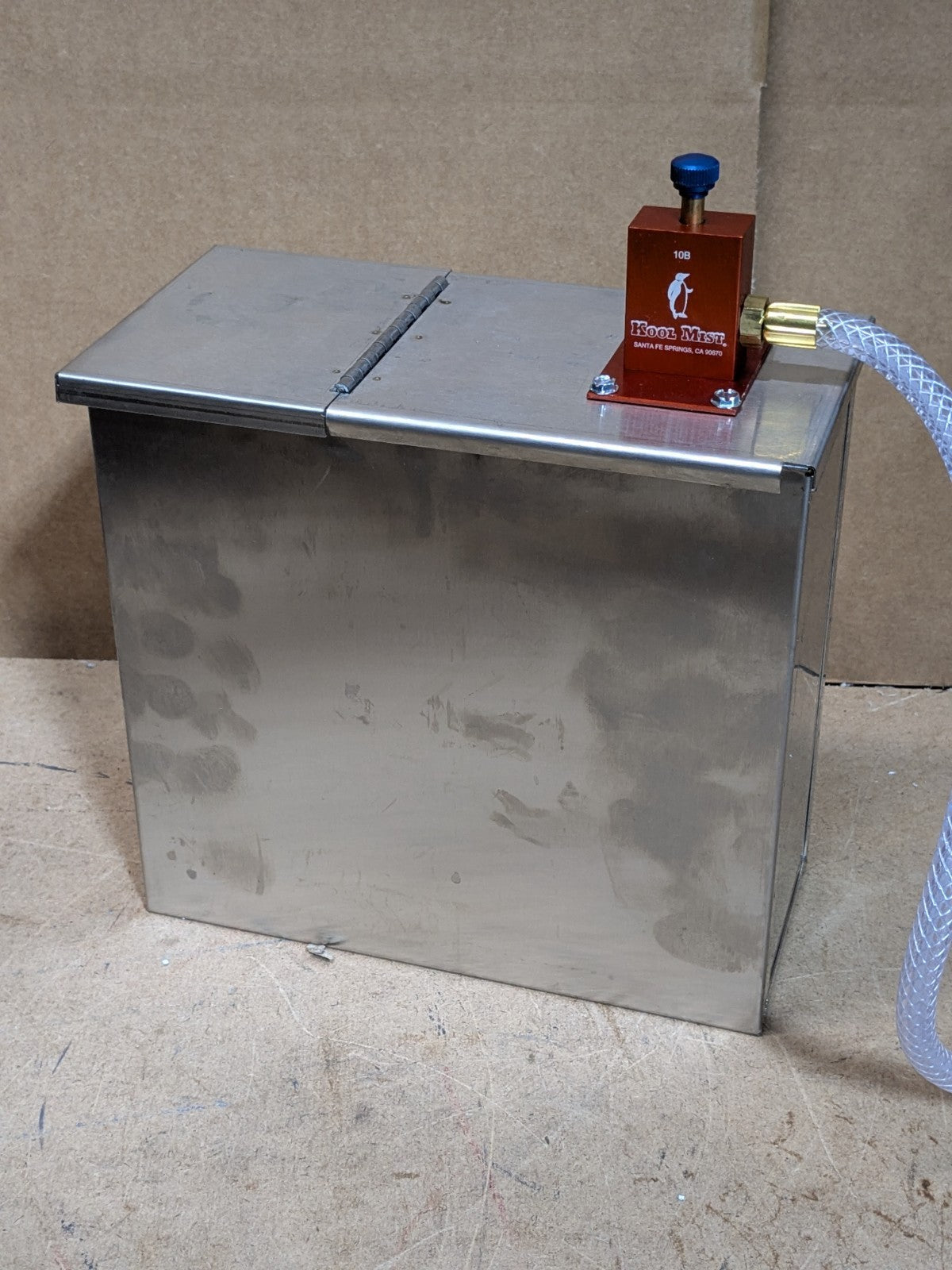 Kool Mist 1 Outlet Spray Mist Coolant System 1 Gal. Stainless Steel Tank USED