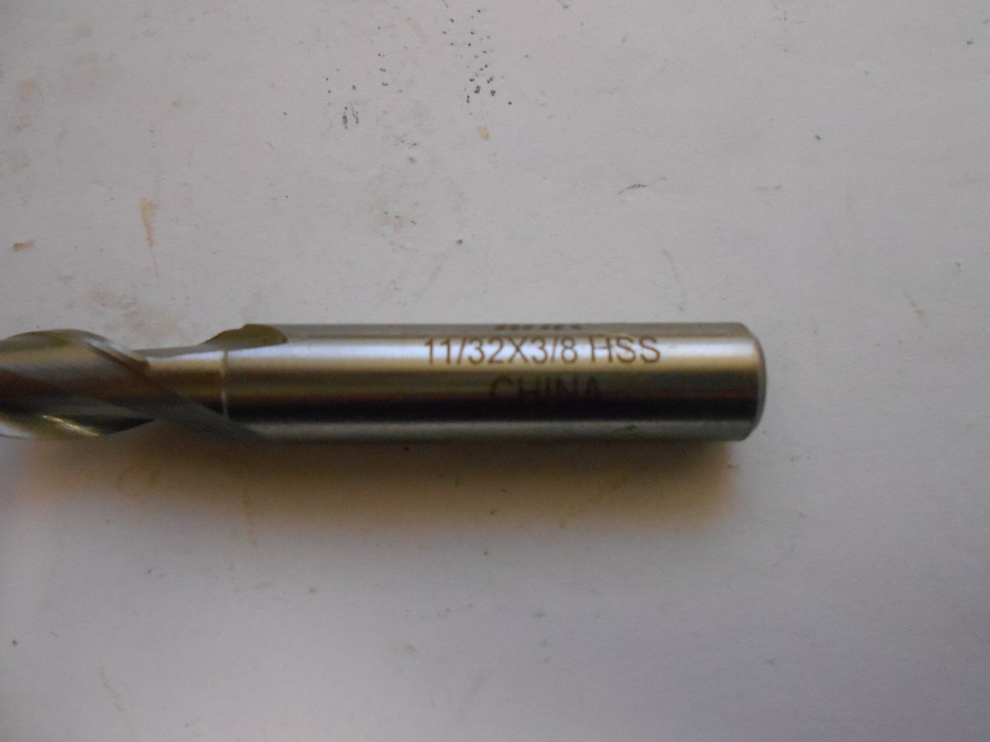 Interstate Square End Mill 11/32" Dia. x 9/16" LOC 2FL HSS Qty. 4  01710227
