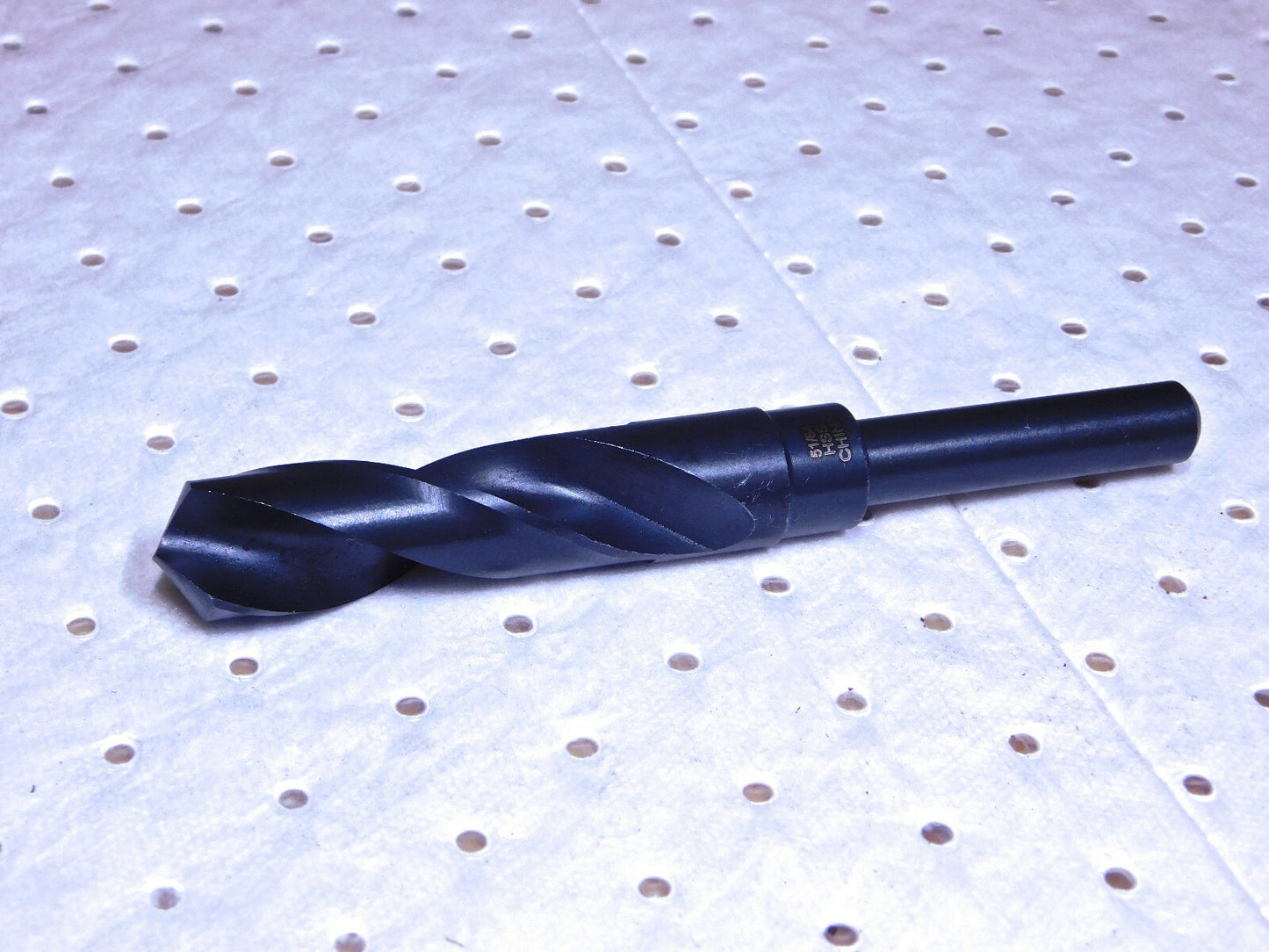 Interstate Silver & Deming Drill 51/64 Dia 118º Pt 1/2 Shank 3 Fl L 01340512