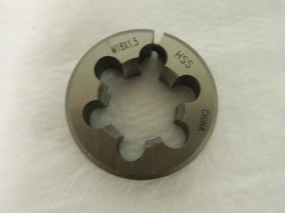 Interstate 03863958 M18 x 1.5" 1-1/2" Od HSS Round Die Qty. 1