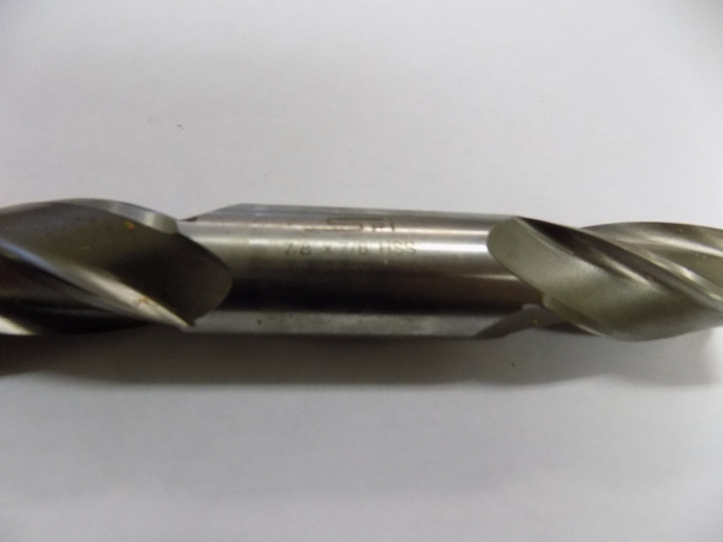 SPI HSS Double End Mill 7/8" 4FL Center Cutting 84-743-4