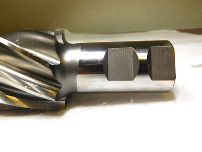 Putnam HSS Square End Mill 2 Dia 8Fl 4 LOC 1.25 Shank Diameter 6.5 OAL 94287
