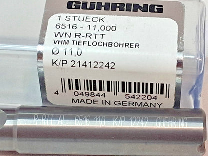 Guhring Carbide Drill Bit Series 6516 RT 100 T AL 9065160110000