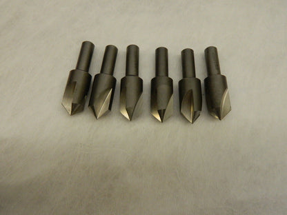 KEO 5/8" Head Diam 3/8" Shank Diam 3FL QTY 6 High Speed Steel Countersinks 50580