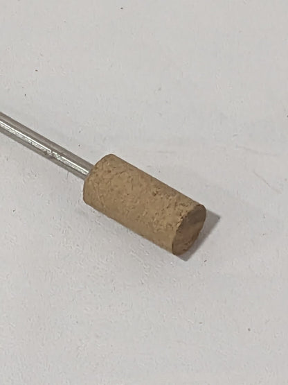 CRATEX Mounted Point: 3/4" Thick, 1/8" Shank Dia, 80G W177A80CXI 1/8