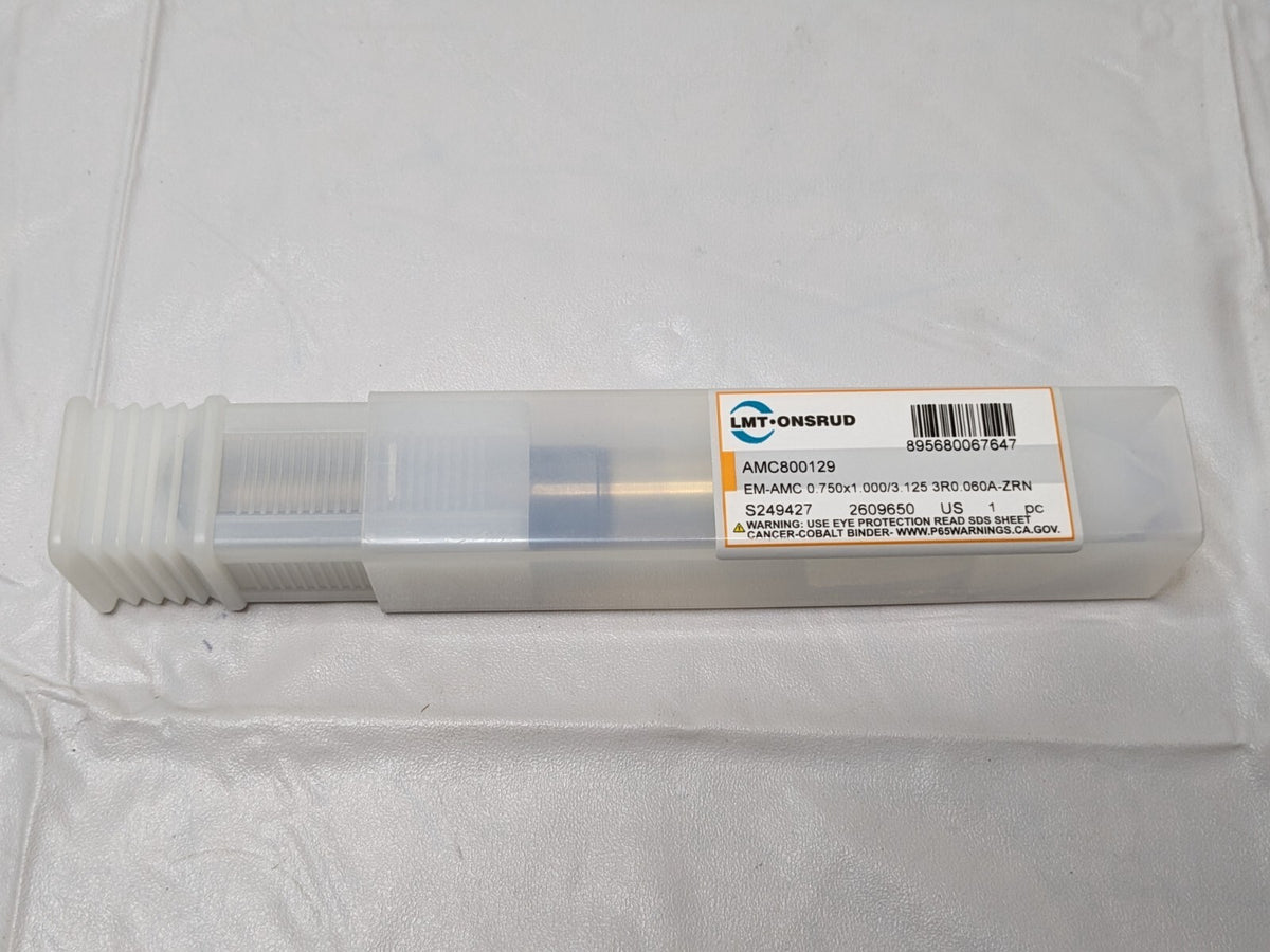 LMT ONSRUD Carbide End Mill 0.750"Dia X 1"LOC X 6"OAL X 0.060&quo