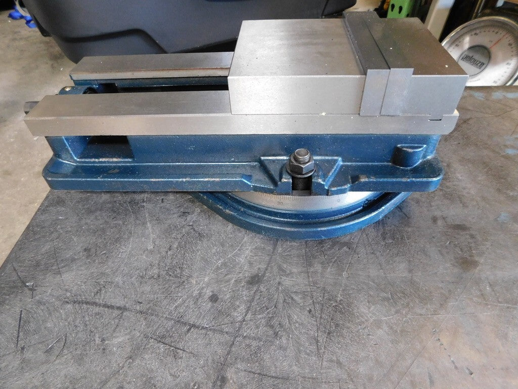 GIBRALTAR Machine Vise: 6 Jaw Width Horizontal Swivel Base 428-72692