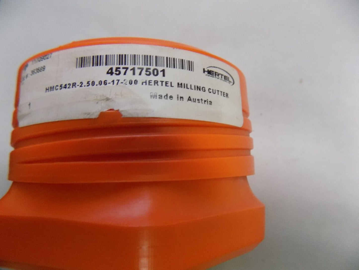 Hertel 2-1/2" Cut Diam  Indexable Chamfer & Angle Face Mill 45717501