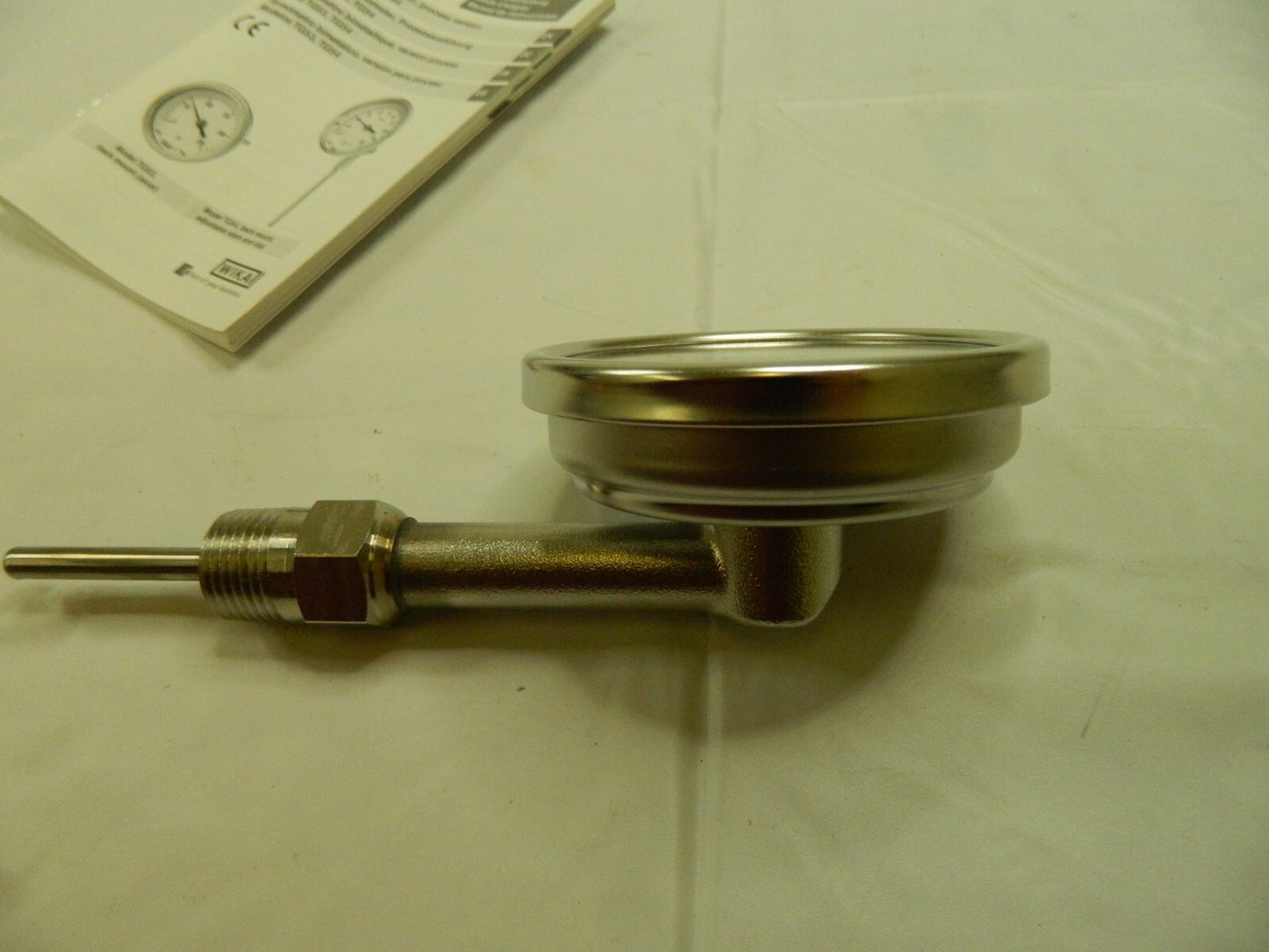 WIKA Bimetal Dial Thermometer: -40 to 120 ° F, 2-1/2" Stem Length 31025A002G4