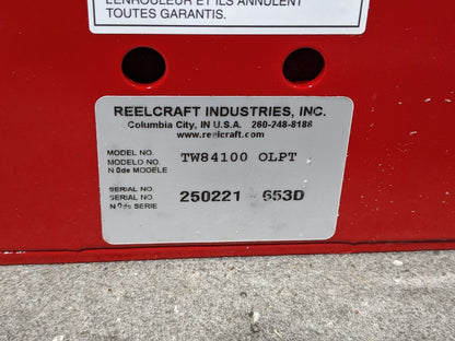 ReelCraft Twin Line Gas Welding Hose Reel 100 Ft. x 1/4 In. 200 PSI Max