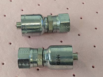 PARKER Hydraulic 2ct. Hose Fem. Seal-Lok Swivel Fitting 0.375" ID 6 mm KP80003