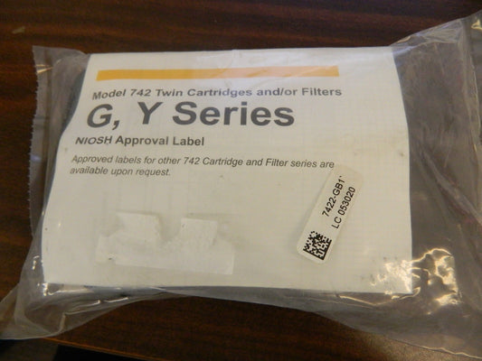 3M SCOTT Combination Cartridge/Filter Bayonet AM, MA P100 Green Magenta 7422-GB1