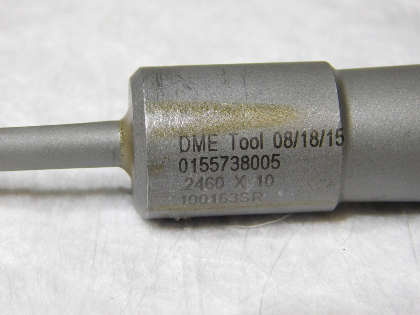 DME Tool Single Flute Gun Drill .2460 Letter-D 6 Fl Lgth 10 OAL 1001163SR