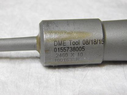 DME Tool Single Flute Gun Drill .2460 Letter-D 6 Fl Lgth 10 OAL 1001163SR