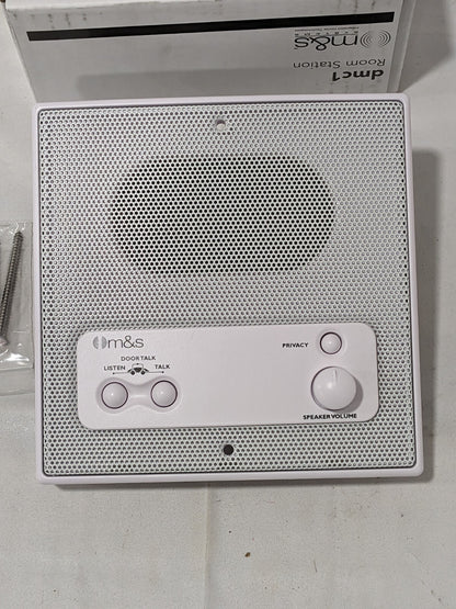M&S Systems Standard Indoor Room Station White DMC1R