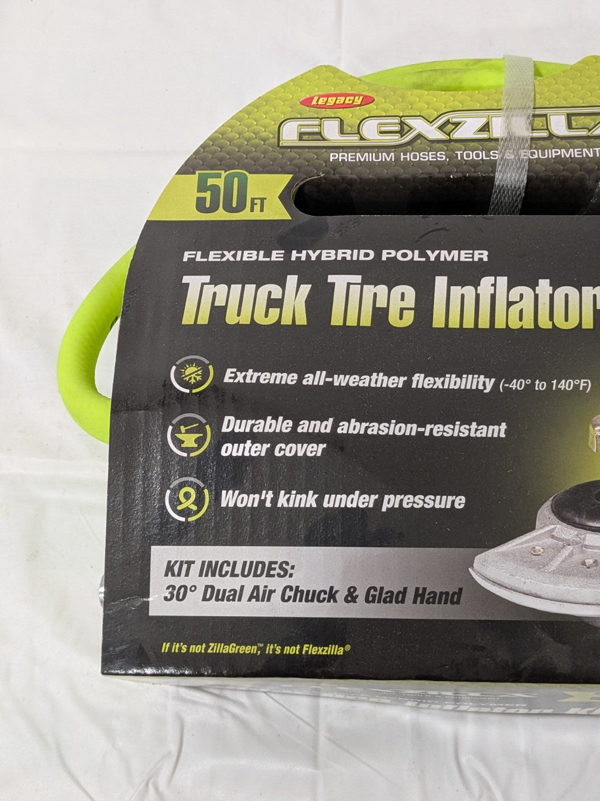 Legacy Air Compressor Truck Tire Inflator Kit: 300 psi, 3/8" ID x 50'