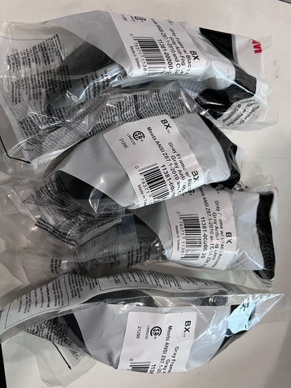 3M Anti-Fog & Scratch-Resistant, Polycarbonate, Gray Lenses, Half-Framed QTY 4