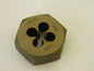 Viking Drill &amp; Tool Hex Rethreading Die 1/4-20 UNC 19/32" Hex HSS 61060
