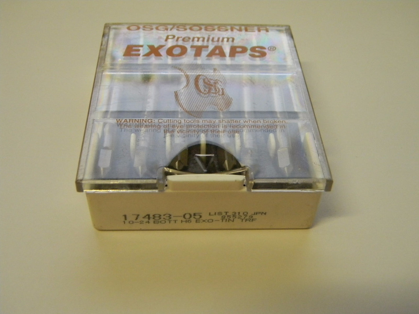 OSG Bottoming Sossner Premium Exotaps #10-24 H6 Cobalt TiN #17483-05