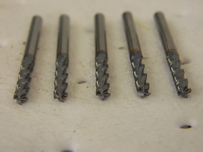 ACCUPRO Ball End Mill: 0.125 Dia, 0.25 LOC, 3 Flute Solid Carbide 335S1250BNC4