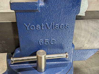 Yost Tradesman Bench Vise w/ Swivel Base and Pipe Jaws 6-1/2" Jaw Width 56398