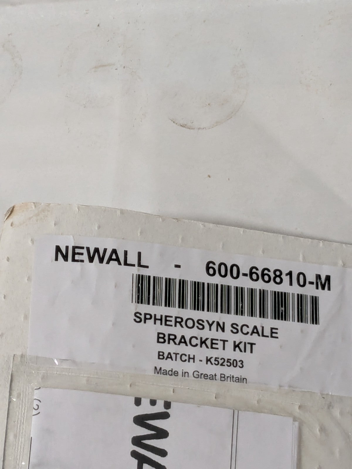 Newall Scale Mounting Bracket Kit for Spherosyn Encoders 600-66810M