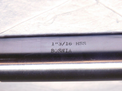 Interstate HSS Hand Reamer 1-3/16 Dia Straight Shank Spiral Fl 12 OAL 02221125