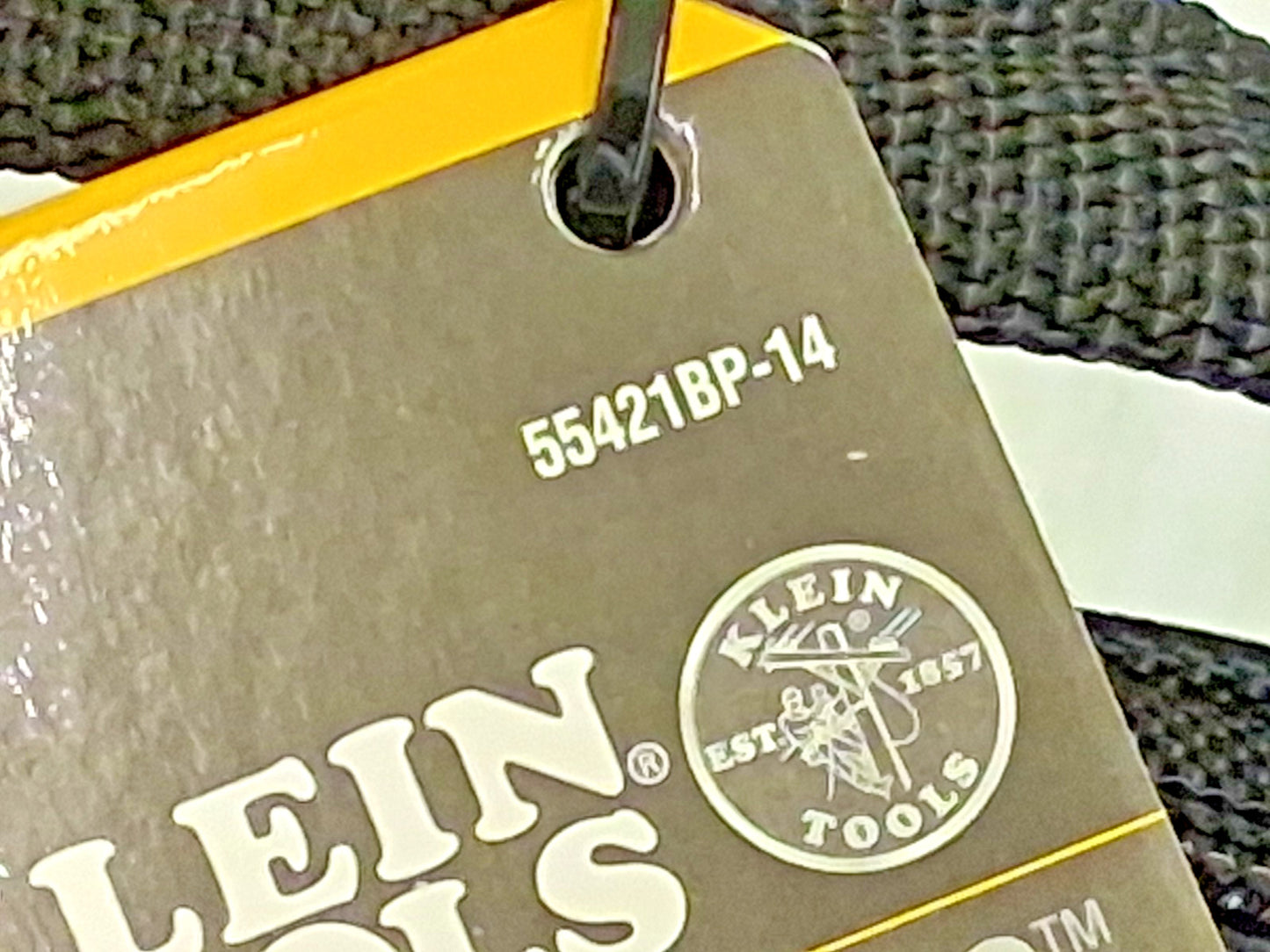 Klein Tools Backpack 39 Pocket 7-1/4" W 14-1/2" Deep 20" High 55421BP-14