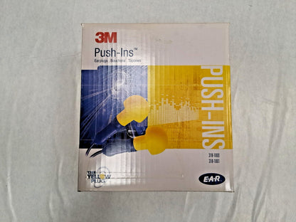 3M Earplugs 28.00 dB Foam Cylinder Push-In Uncorded 7000127213