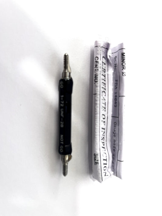SPI Plug Thread Gage: #1-72 Thread, 2B Class, Double End, Go & No Go  34-341-8