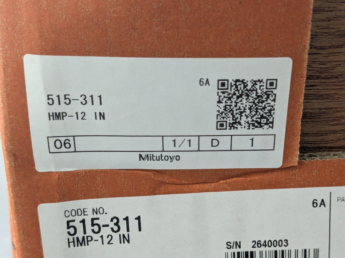 Mitutoyo Calibration Master 0.2" to 12.2" 515-311