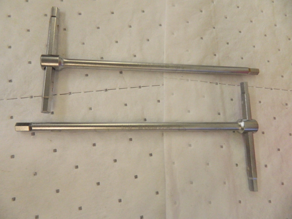 BETA Hex Keys qty 2: 1/8 Hex, Hex End, Sliding T-Handle 009510752