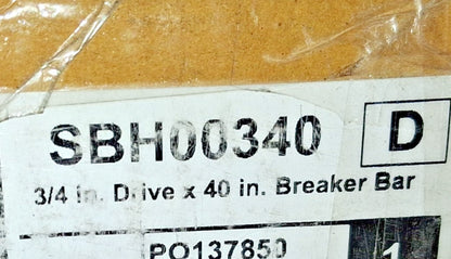 Tekton Breaker Bars 3/4" Drive 40" OAL SBH00340