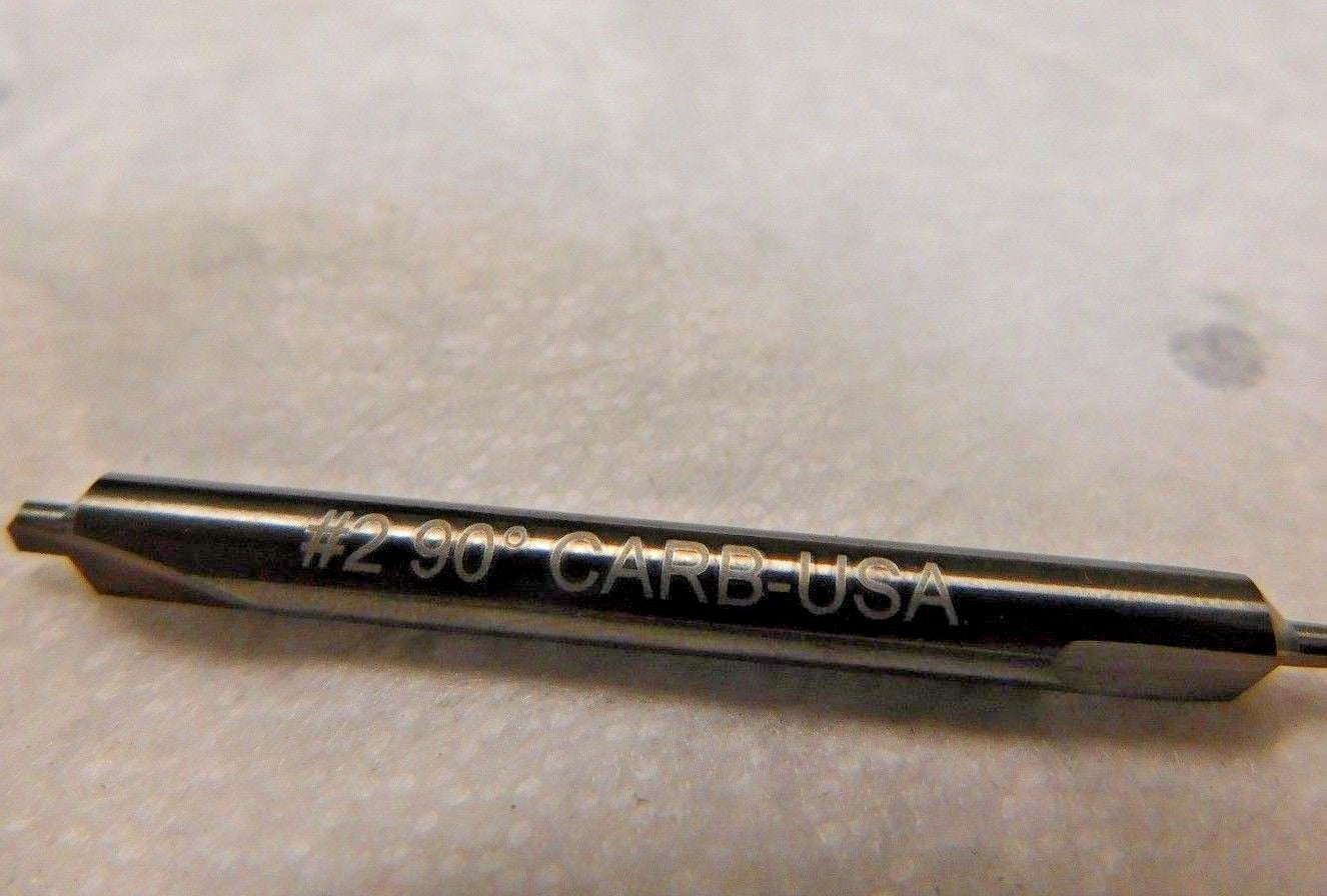 Hertel #2 Plain Cut 90° Incl Angle CS Combo Drill & Countersink  QTY 5 59360628