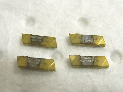 Ph Horn Carbide Grooving Inserts 0.090" CW 217.0215.00 TN32  Qty 4 217021500TN32