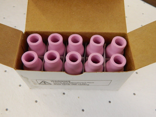 ESAB 8mm Orifice, Alumina TIG Torch Nozzle 10 pk 0157123053