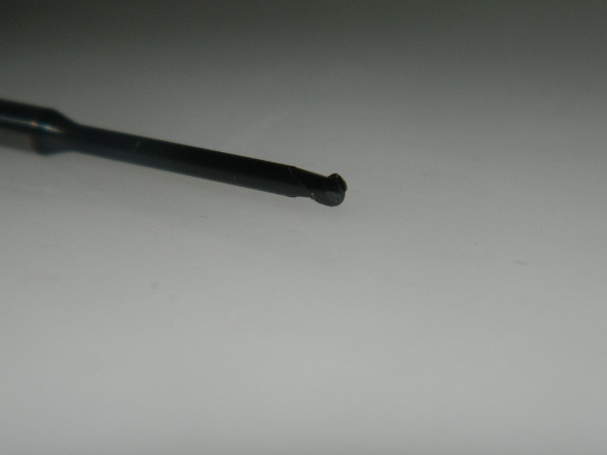 OSG Carbide Ball End Mill 2.5mm Diam, 2mm Length of Cut 2 Flute 3112630