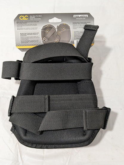CLC 1 Pair Knee Pads: 2 Strap, Polyester Cap, Buckle Closure, Universa 342