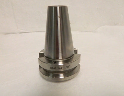 Accupro BT40 Taper Shank 1/4" Hole End Mill Holder/Adapter 775194