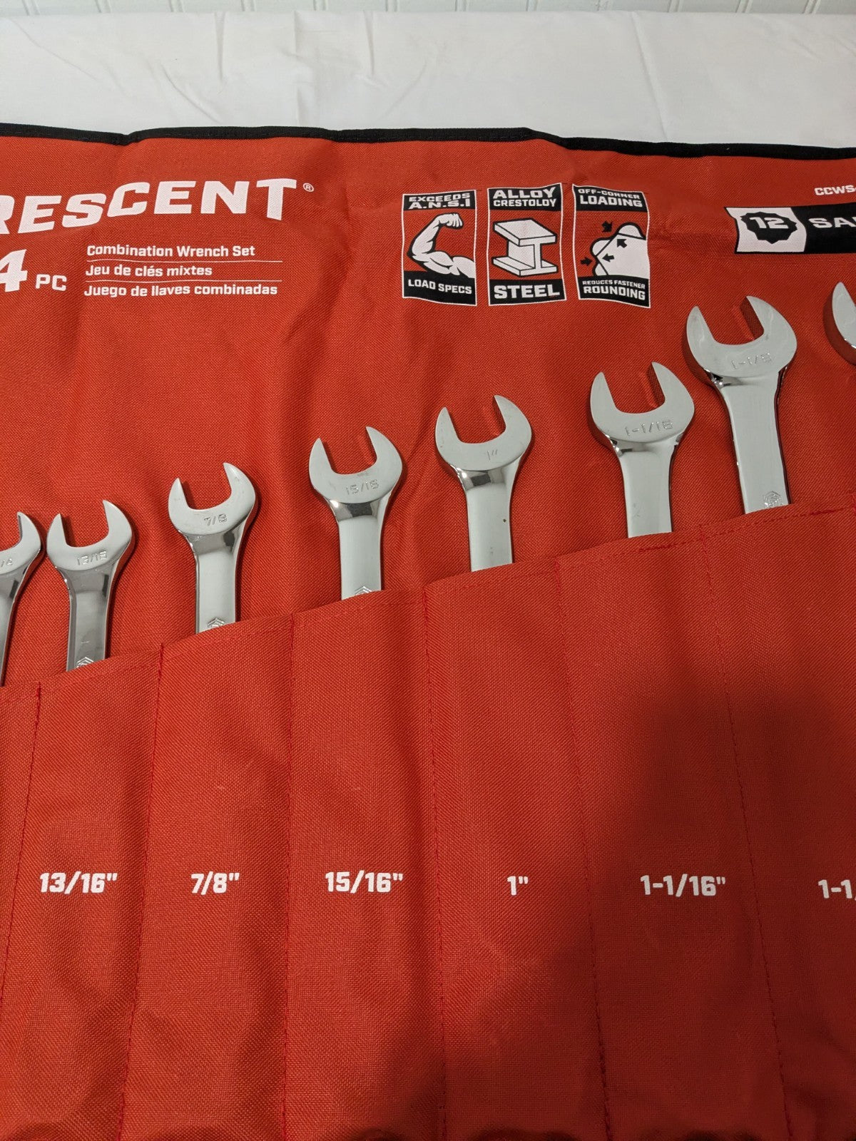 Crescent 14-Piece 12-Point Combination Wrench Set, SAE CCWS4