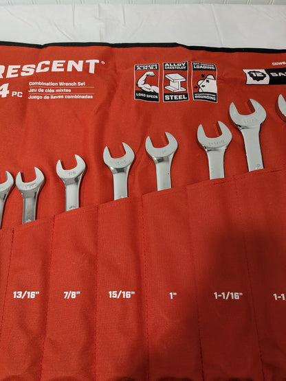 Crescent 14-Piece 12-Point Combination Wrench Set, SAE CCWS4