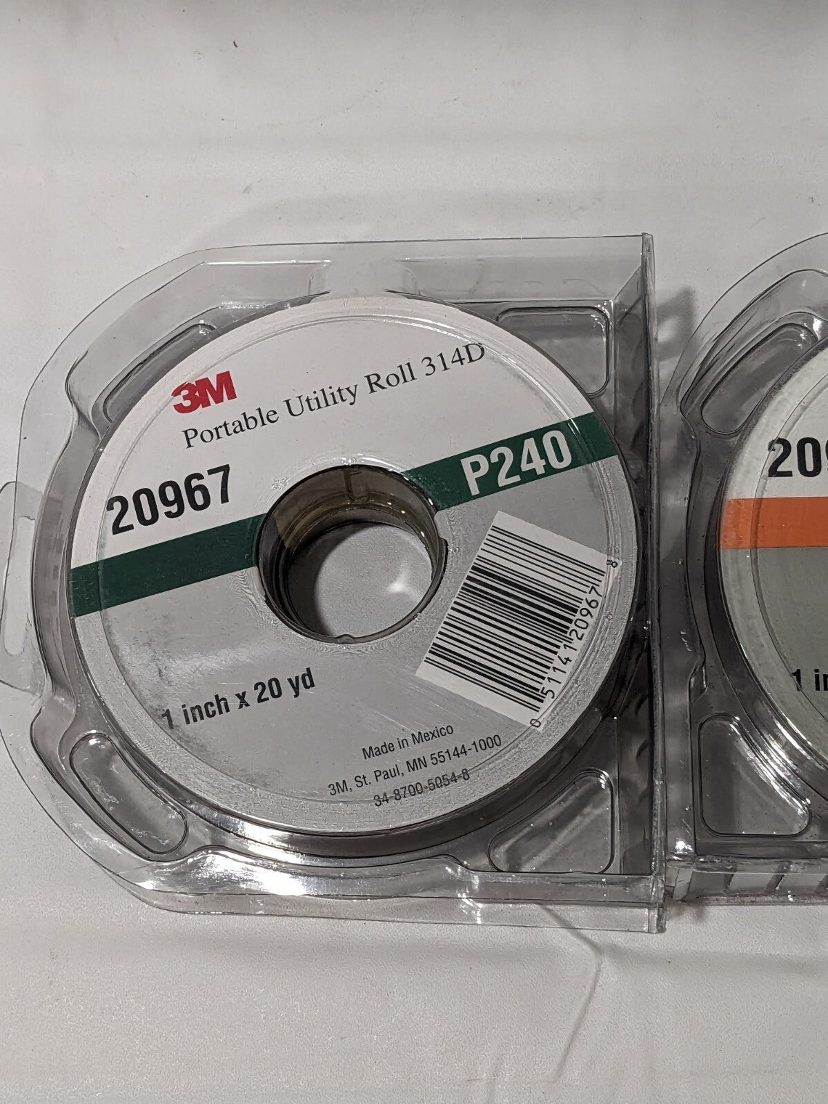 3M 1" 2 Piece Roll Kit 7000118641 MISSING 3 ROLLS